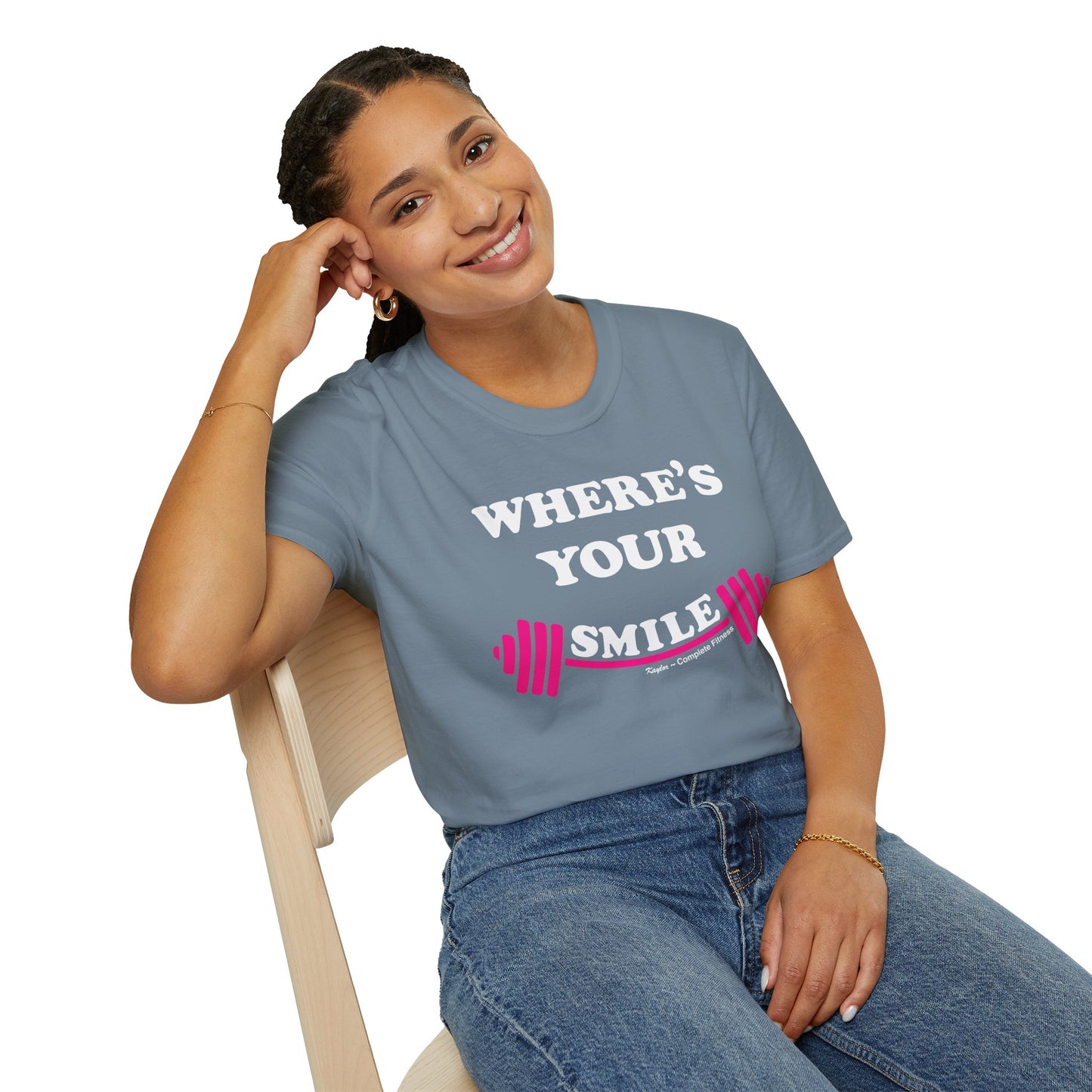 "Where's Your Smile?" Fitness Shirt