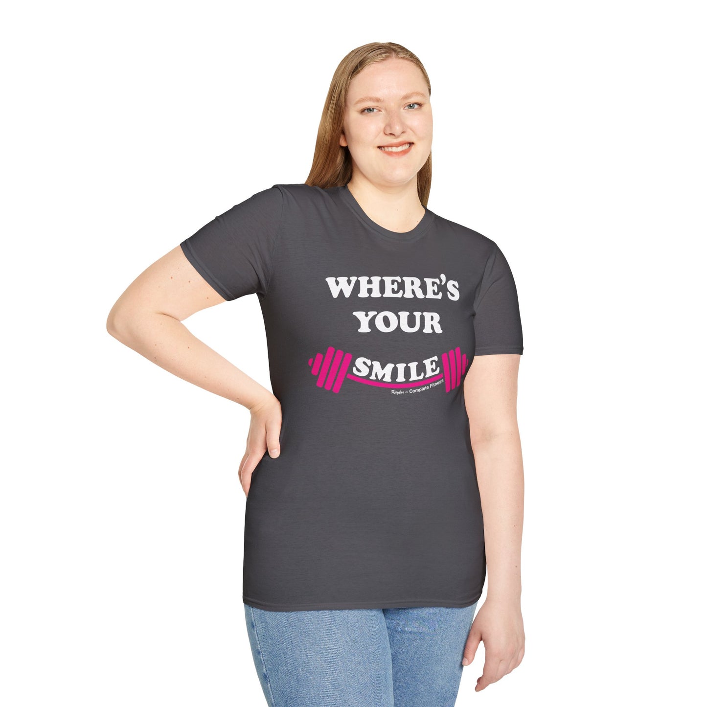 "Where's Your Smile?" Fitness Shirt
