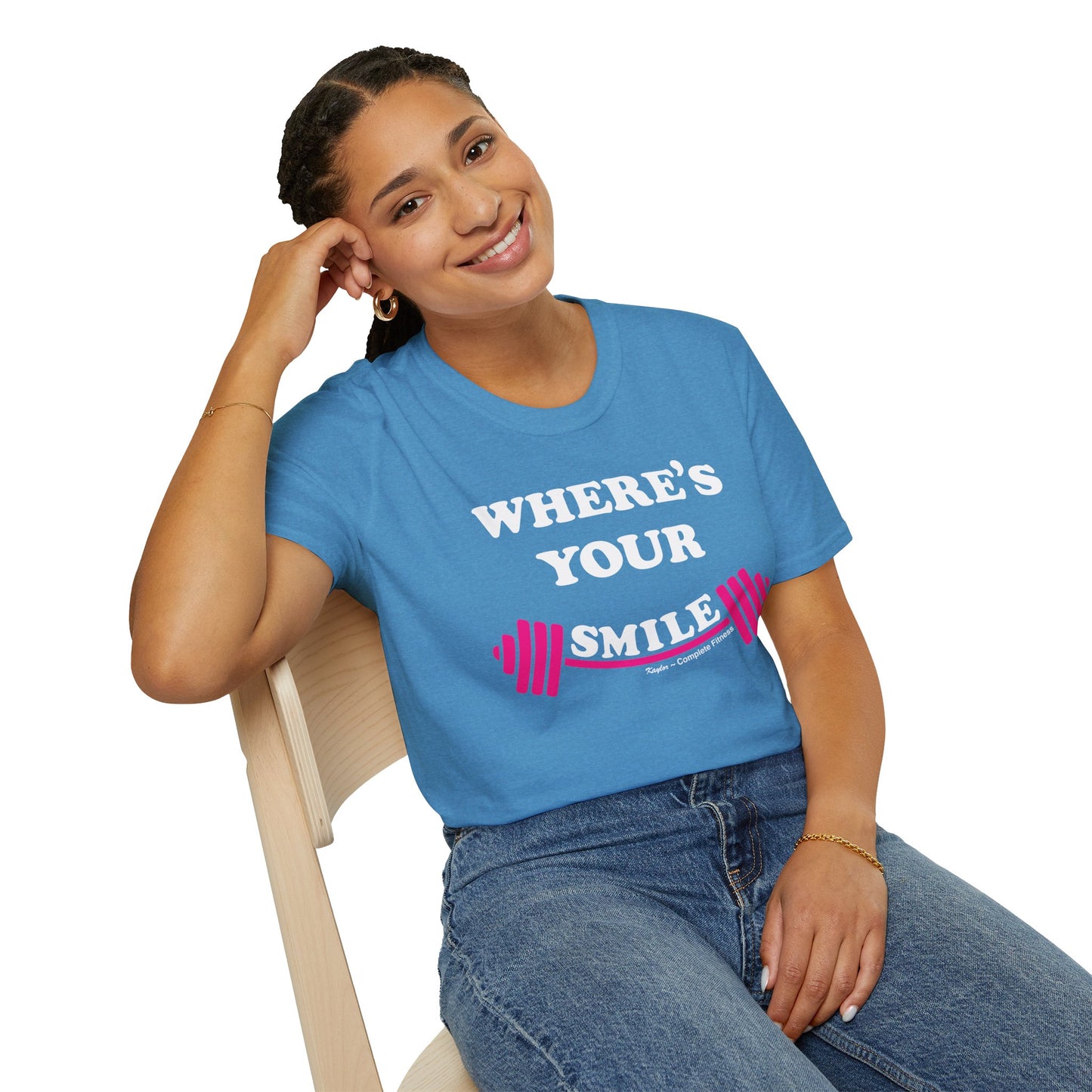 "Where's Your Smile?" Fitness Shirt