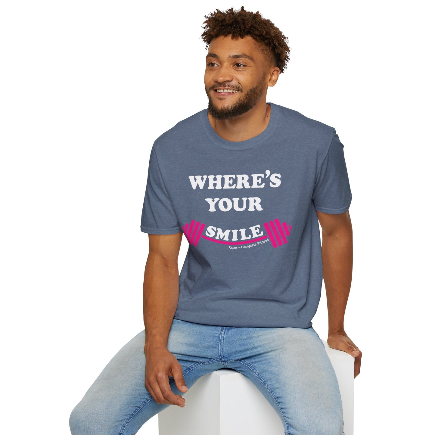 "Where's Your Smile?" Fitness Shirt
