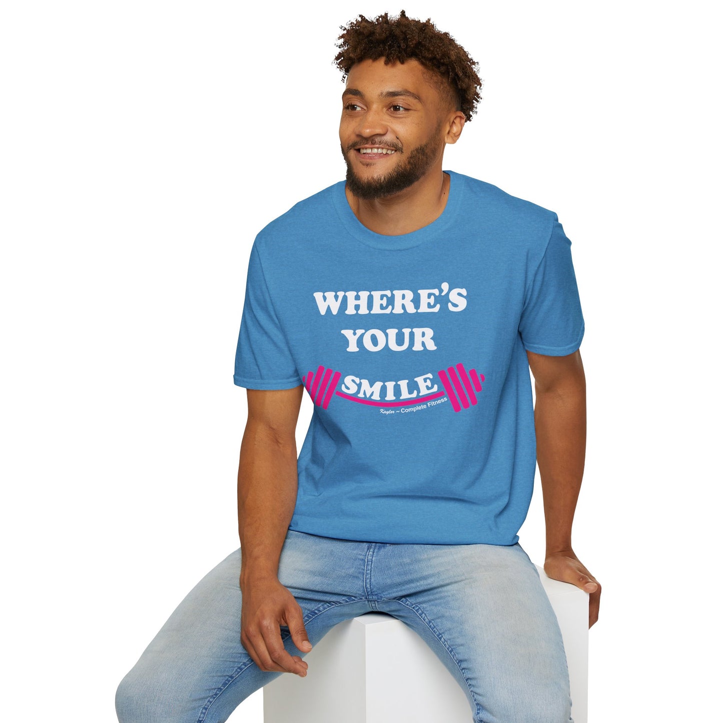 "Where's Your Smile?" Fitness Shirt