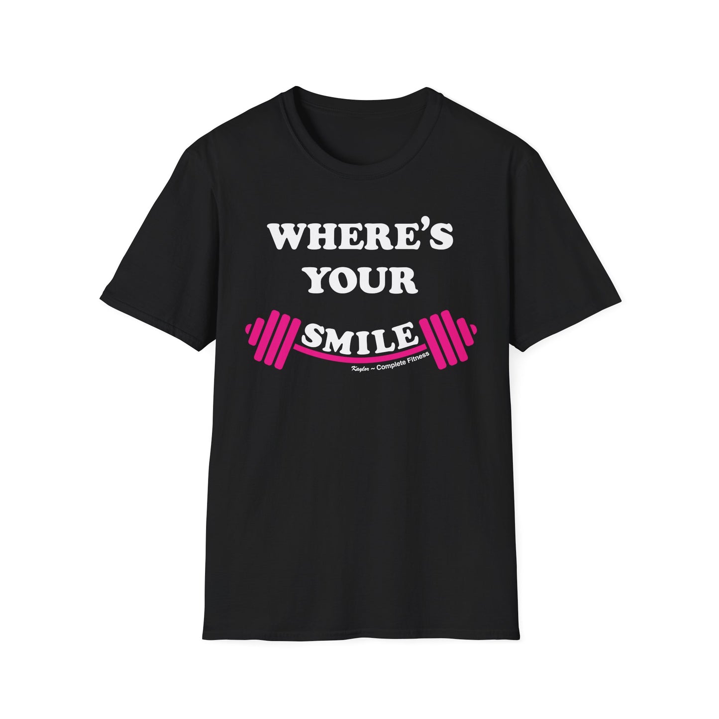 "Where's Your Smile?" Fitness Shirt