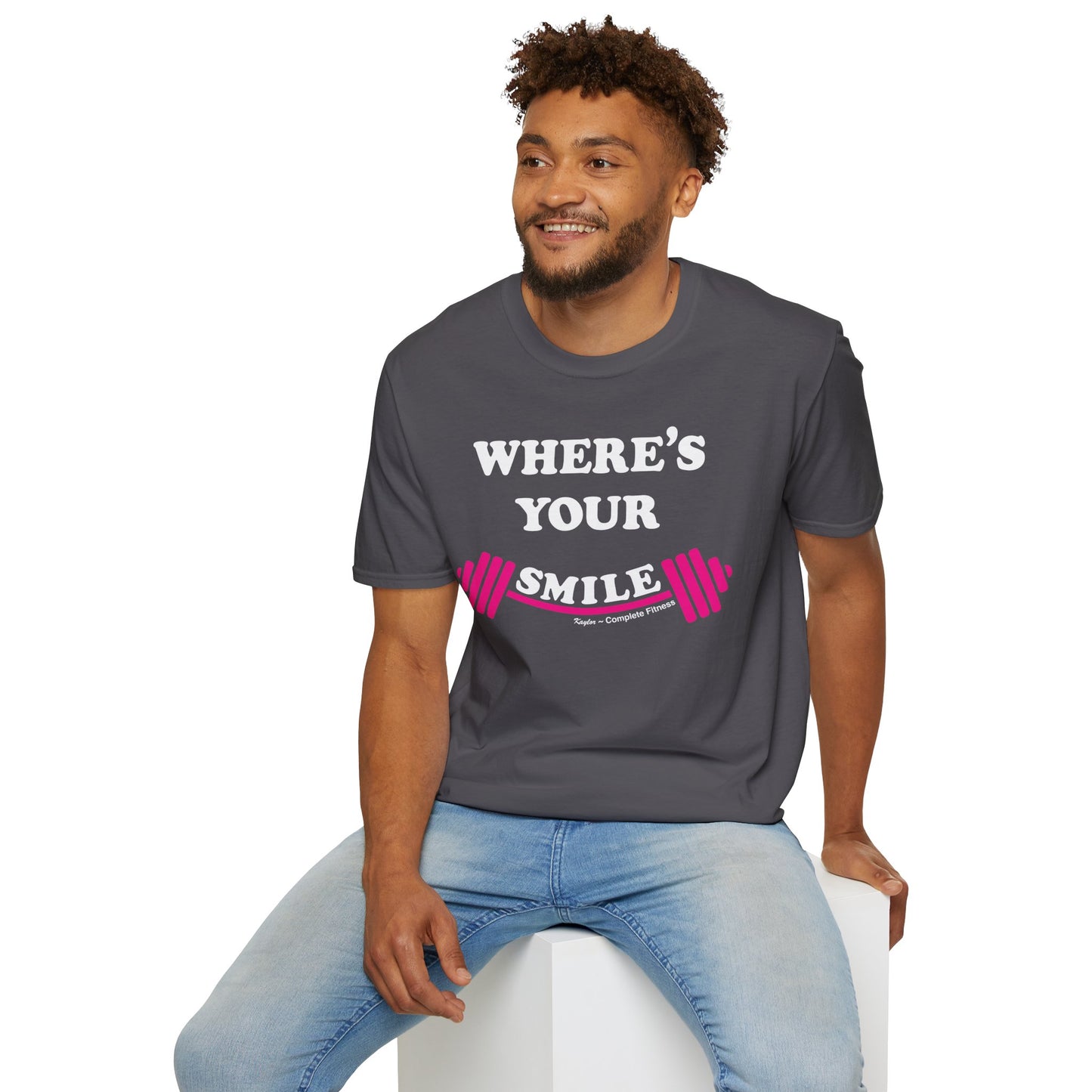"Where's Your Smile?" Fitness Shirt